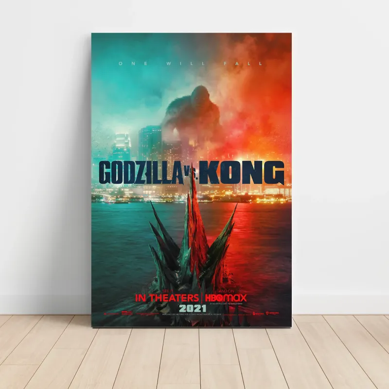 Godzilla vs. Kong (2021) Fine Art Movie Poster