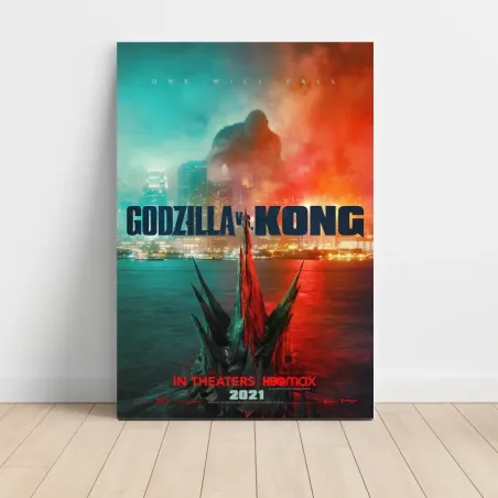 Godzilla vs. Kong (2021) Fine Art Movie Poster