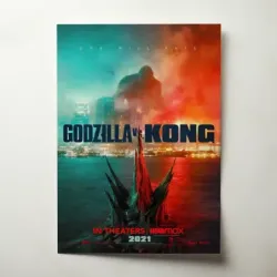 Godzilla vs. Kong (2021) Fine Art Movie Poster