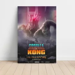Godzilla x Kong: The New Empire (2024) Fine Art Movie Poster