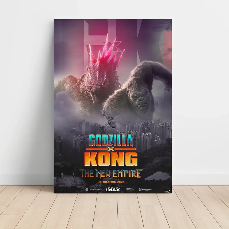 Godzilla x Kong: The New Empire (2024) Fine Art Movie Poster