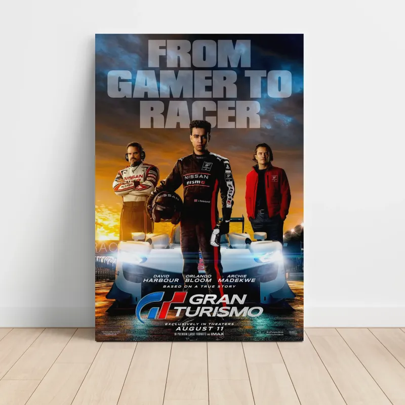 Gran Turismo (2023) Fine Art Movie Poster