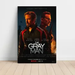 The Gray Man (2022) Fine Art Movie Poster