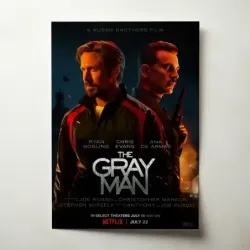 The Gray Man (2022) Fine Art Movie Poster