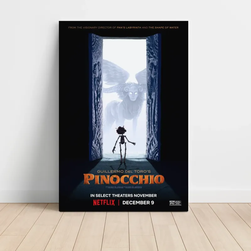 Guillermo del Toro's Pinocchio (2022) Fine Art Movie Poster