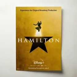 Hamilton (2020) Fine Art Movie Poster