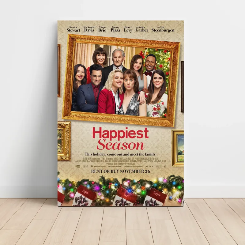 Happiest Season (2020) Fine Art Movie Poster