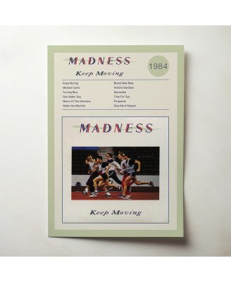 Madness - Keep Moving Fine Art Album Poster