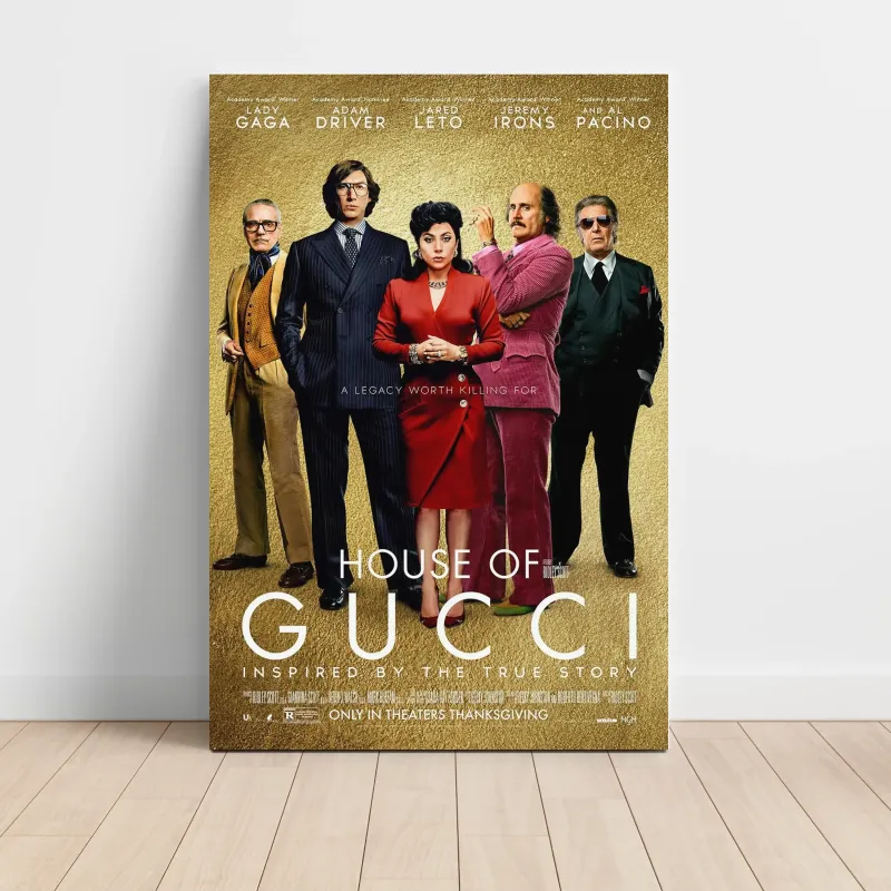 House of Gucci (2021) Fine Art Movie Poster