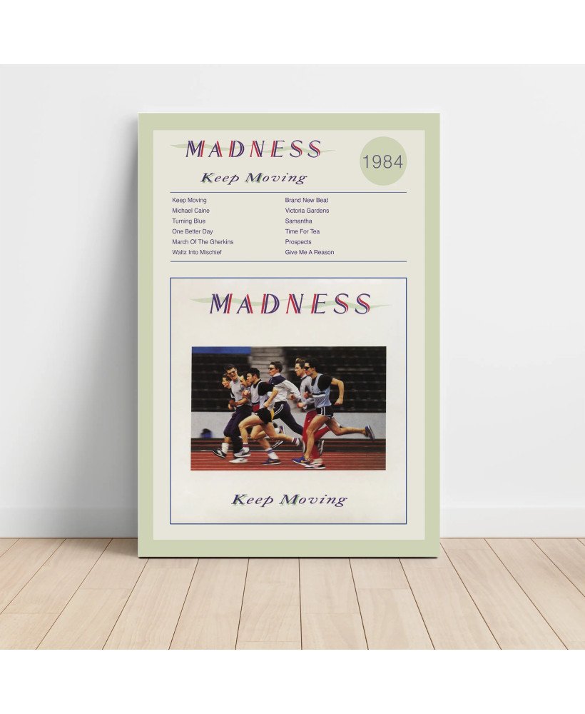 Madness - Keep Moving Fine Art Album Poster Madness - Keep Moving Fine Art Album Poster