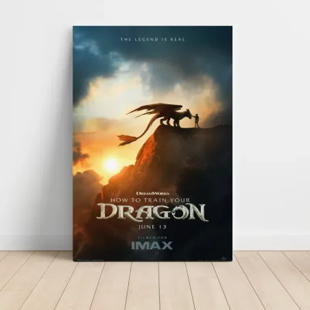 How to Train Your Dragon (2025) Fine Art Movie Poster