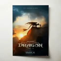 How to Train Your Dragon (2025) Fine Art Movie Poster