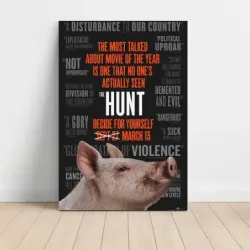 The Hunt (2020) Fine Art Movie Poster