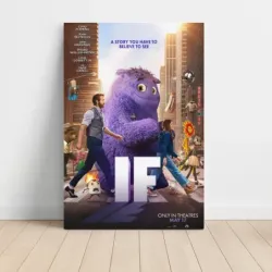 IF (2024) Fine Art Movie Poster