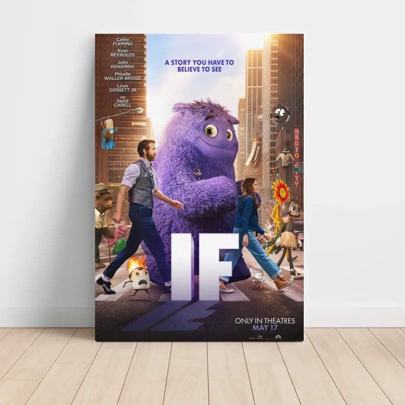 IF (2024) Fine Art Movie Poster