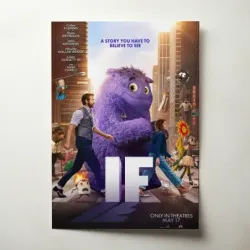 IF (2024) Fine Art Movie Poster