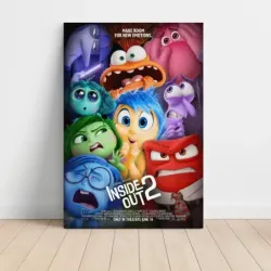 Inside Out 2 (2024) Fine Art Movie Poster