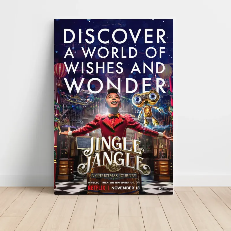 Jingle Jangle: A Christmas Journey (2020) Fine Art Movie Poster