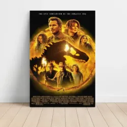 Jurassic World Dominion (2022) Fine Art Movie Poster