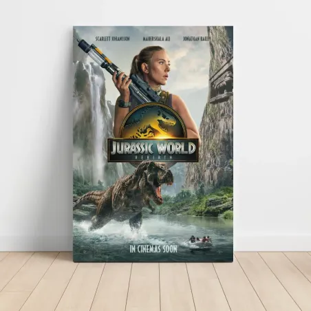 Jurassic World Rebirth (2025) Fine Art Movie Poster