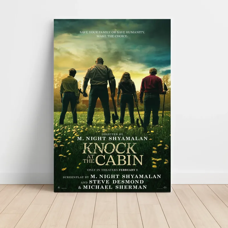 Knock at the Cabin (2023) Fine Art Movie Poster