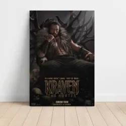 Kraven the Hunter (2024) Fine Art Movie Poster