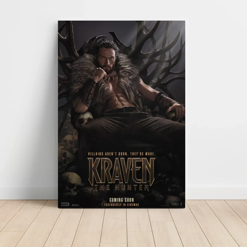 Kraven the Hunter (2024) Fine Art Movie Poster