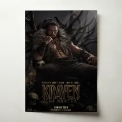 Kraven the Hunter (2024) Fine Art Movie Poster