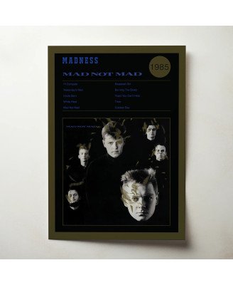 Madness - Mad Not Mad Fine Art Album Poster