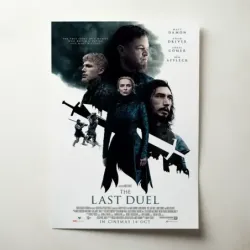 The Last Duel (2021) Fine Art Movie Poster