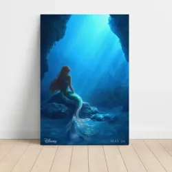 The Little Mermaid (2023) Fine Art Movie Poster