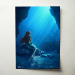 The Little Mermaid (2023) Fine Art Movie Poster