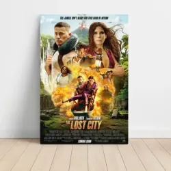 The Lost City (2022) Fine Art Movie Poster