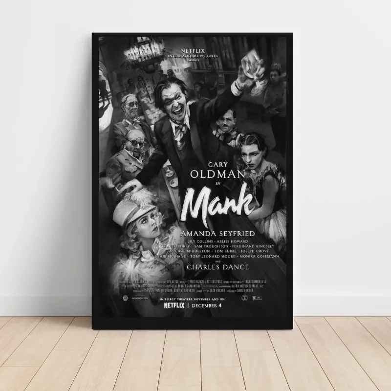 Mank (2020) Fine Art Movie Poster
