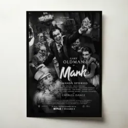 Mank (2020) Fine Art Movie Poster