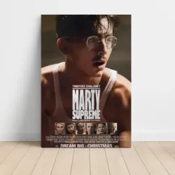 Marty Supreme (2025) Fine Art Movie Poster