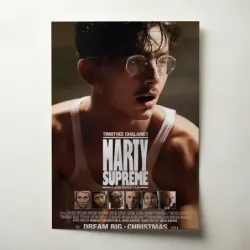 Marty Supreme (2025) Fine Art Movie Poster