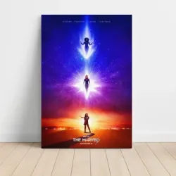 The Marvels (2023) Fine Art Movie Poster