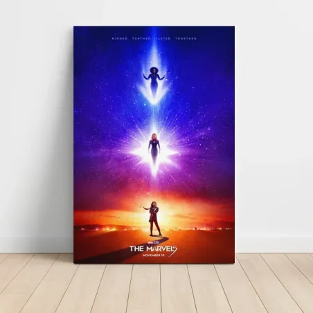 The Marvels (2023) Fine Art Movie Poster