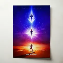 The Marvels (2023) Fine Art Movie Poster
