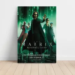 The Matrix Resurrections (2021) Fine Art Movie Poster