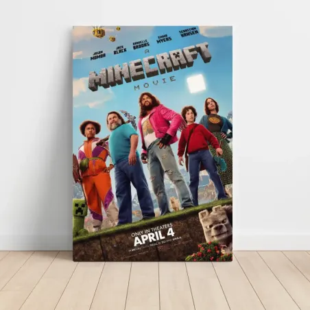 A Minecraft Movie (2025) Fine Art Movie Poster