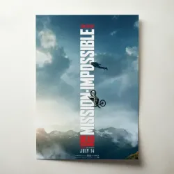Mission: Impossible – Dead Reckoning Part One (2023) Fine Art Movie Poster