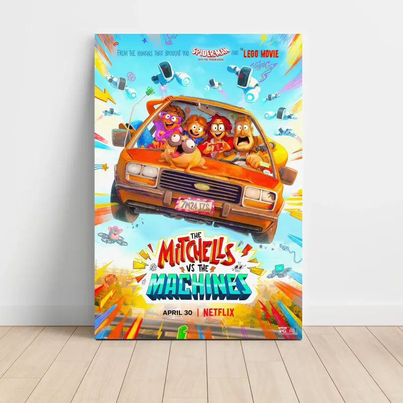 The Mitchells vs. the Machines (2021) Fine Art Movie Poster