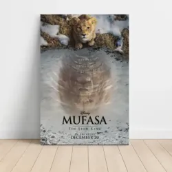Mufasa: The Lion King (2024) Fine Art Movie Poster