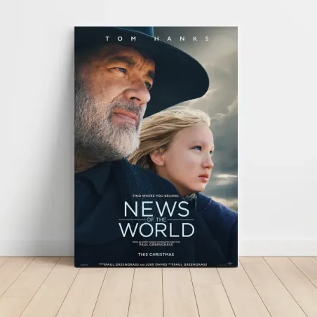 News of the World (2020) Fine Art Movie Poster