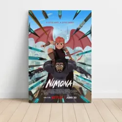 Nimona (2023) Fine Art Movie Poster