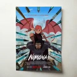 Nimona (2023) Fine Art Movie Poster