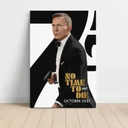 No Time to Die (2021) Fine Art Movie Poster