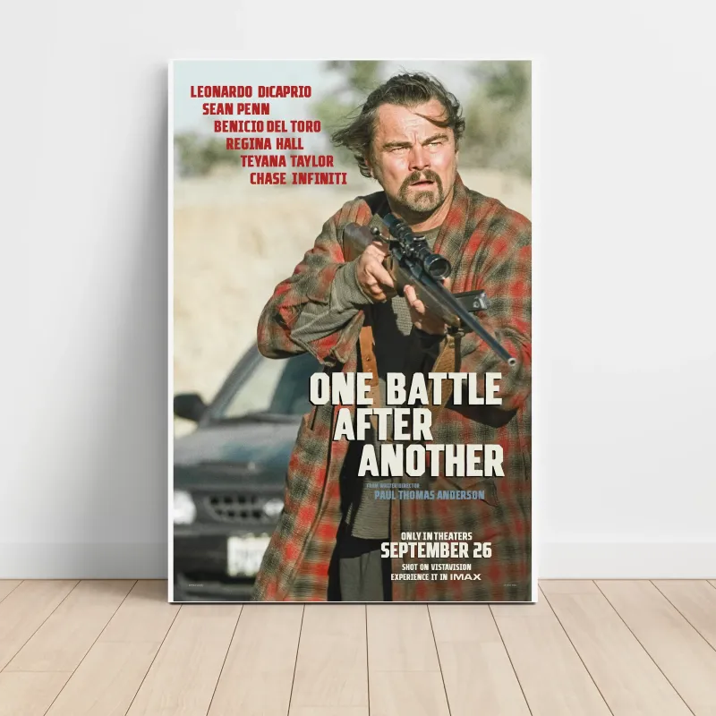 One Battle After Another (2025) Fine Art Movie Poster